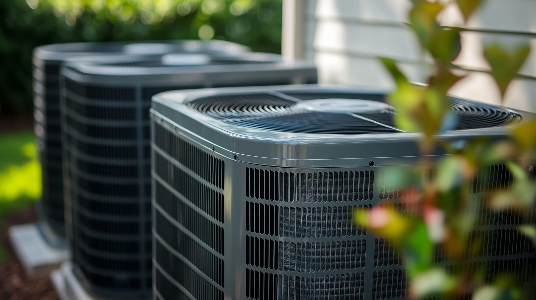 Upgrade your HVAC system outside of a house.